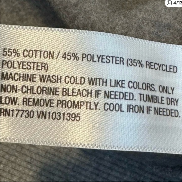 Wild Fable Gray Medium Sweatshirt Full Zip Hoodie - Picture 8 of 8